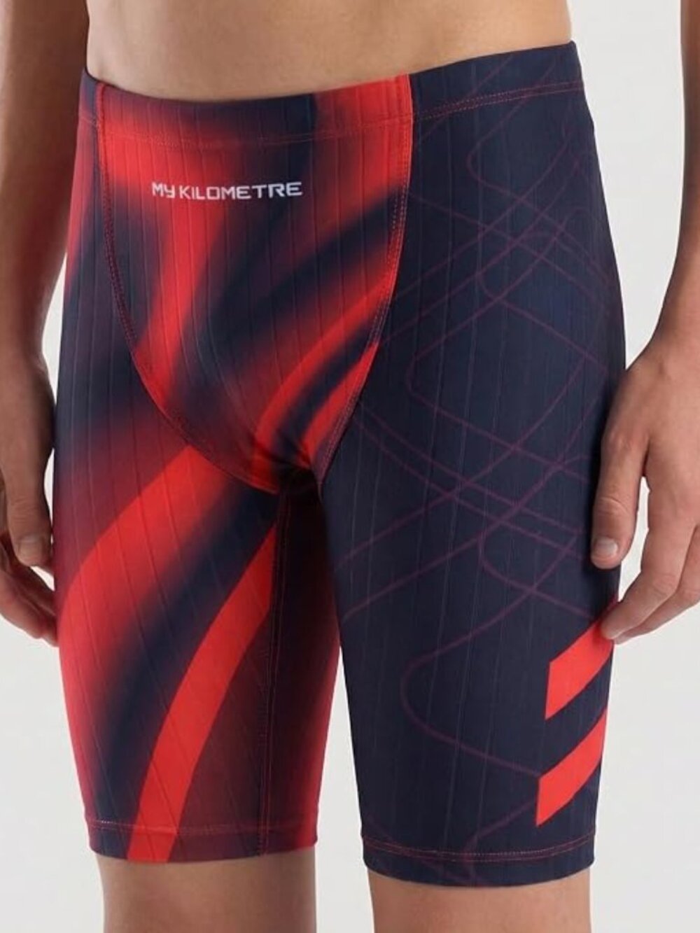 Boys MY KILOMETRE Endurance Jammer Swimsuit with Drawstring Training size XXL